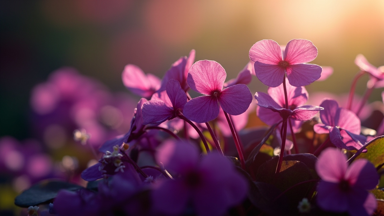Découvrez le charme de l'oxalis triangularis