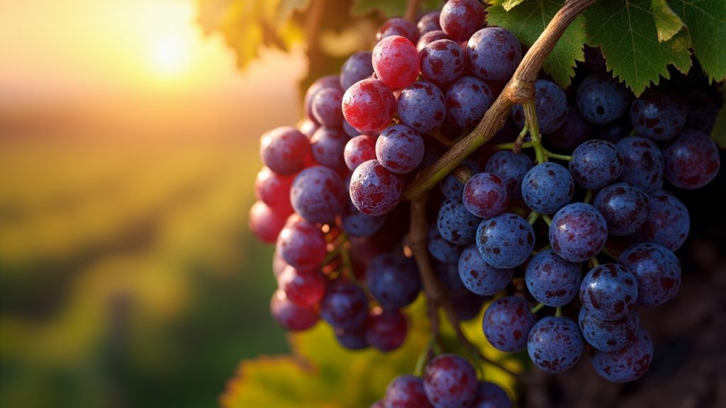 L'univers complet de la grappe de raisin
