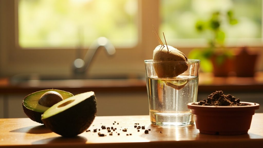 Planter un avocat : guide complet pour transformer un noyau en avocatier