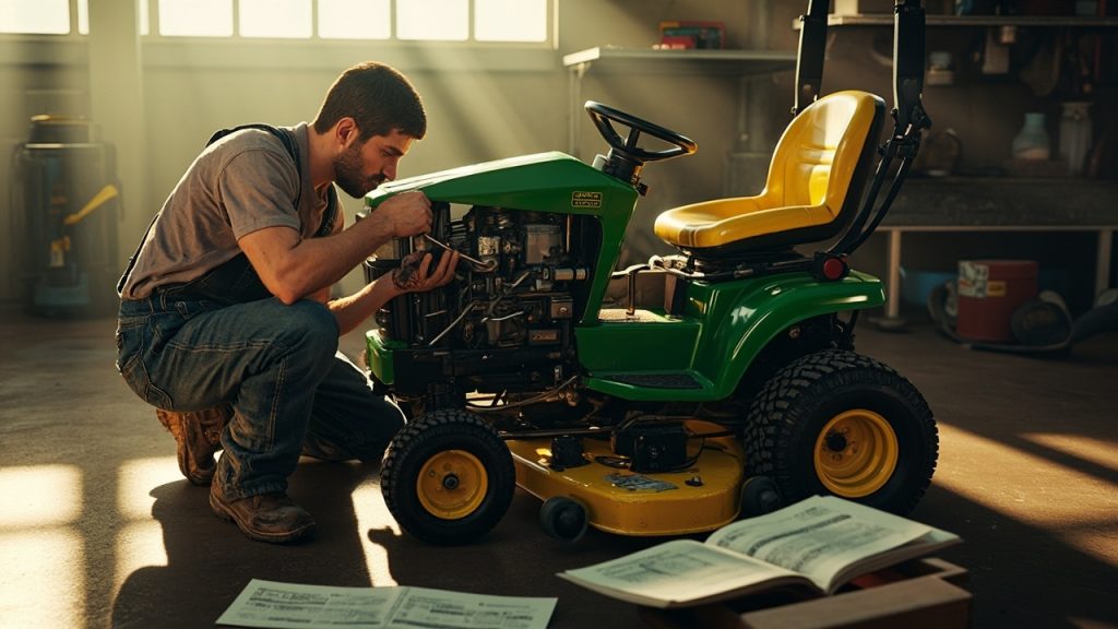 Réparation et entretien tracteur tondeuse: guide complet
