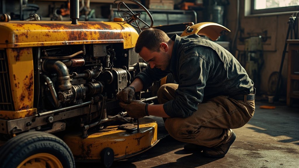 Réparation et entretien tracteur tondeuse: guide complet